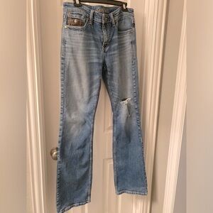 Cody James distressed bootcut jeans, 32x34